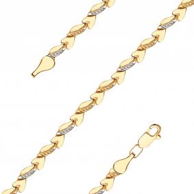 Золотой браслет МАГНАТ МА 023129 МА 023129 фото